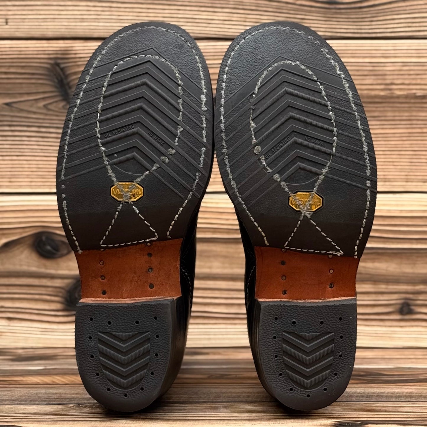 JOBMASTER 1st Black Horsehide 10"Height #705 Vibram〈10E〉
