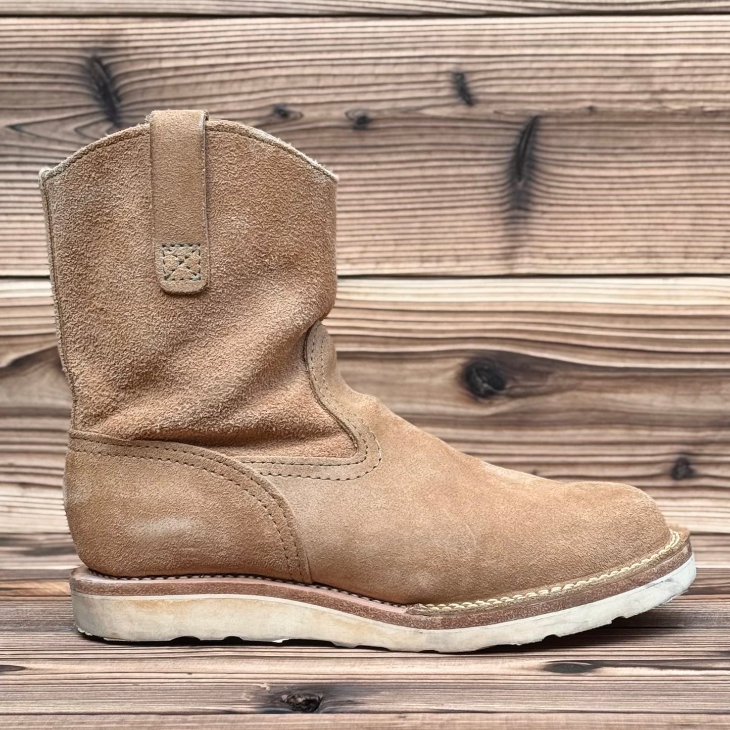 MORRISON Roughout Burlap 9"Height #4014 Vibram Natural 〈9 1/2E〉