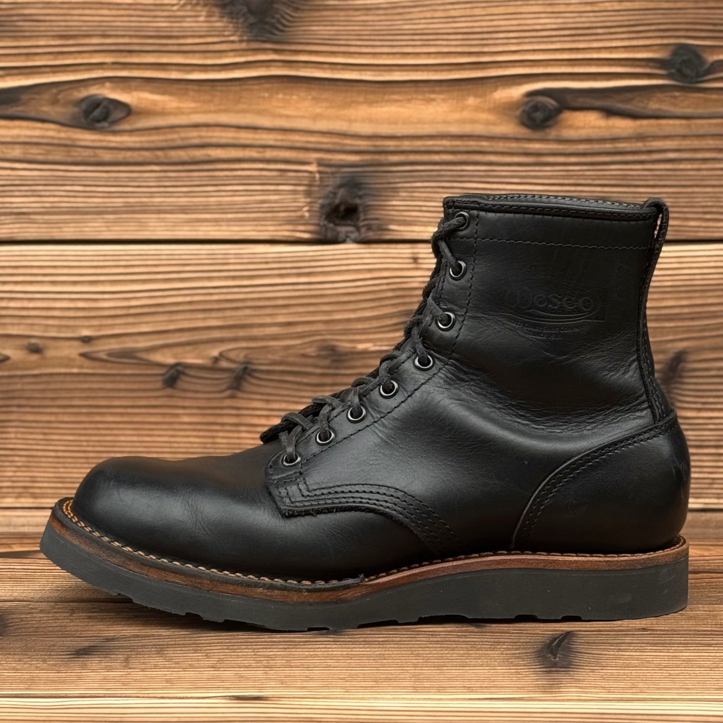 WARREN Black 8"Height #4014 Vibram Black〈9 1/2C〉