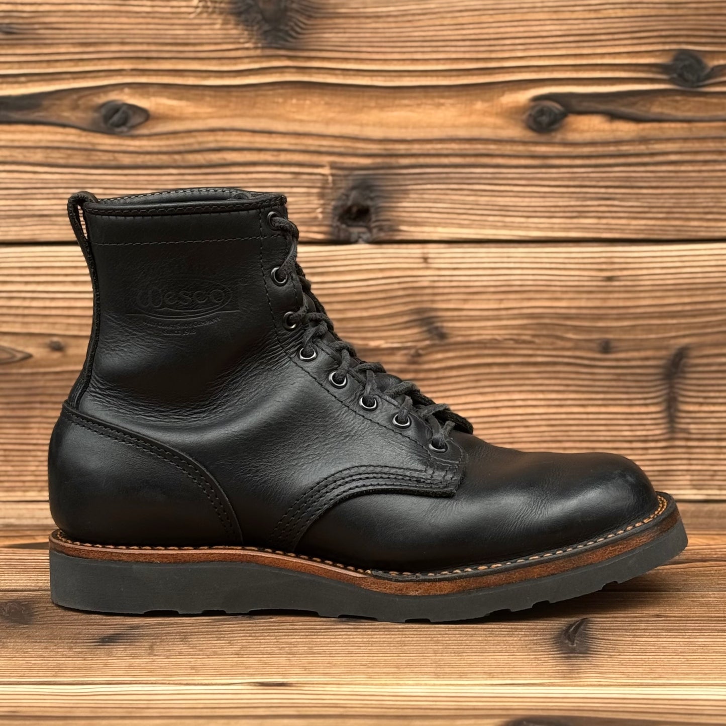 WARREN Black 8"Height #4014 Vibram Black〈9 1/2C〉