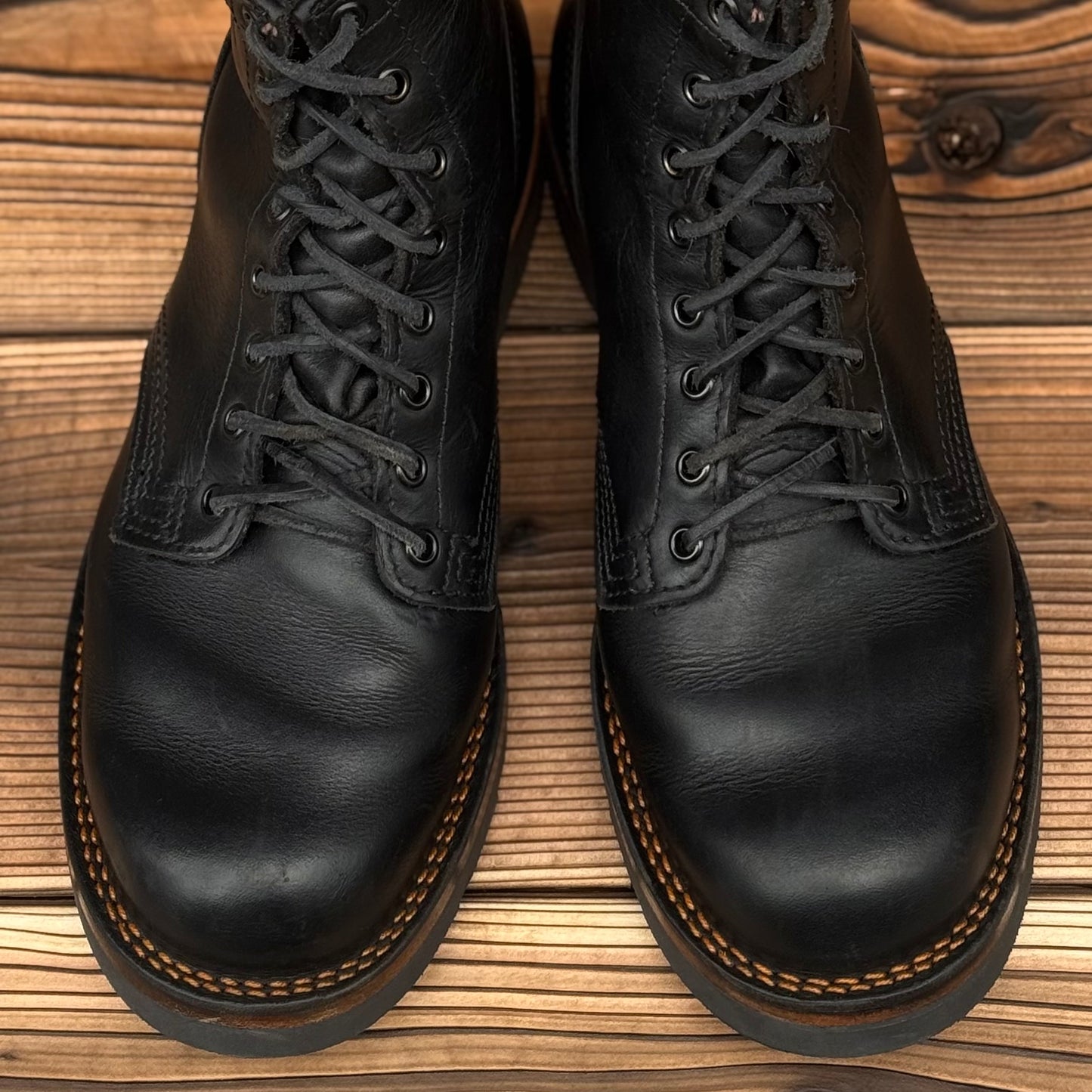 WARREN Black 8"Height #4014 Vibram Black〈9 1/2C〉