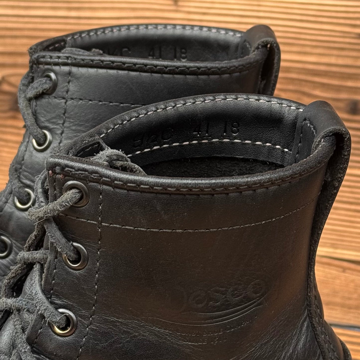 WARREN Black 8"Height #4014 Vibram Black〈9 1/2C〉
