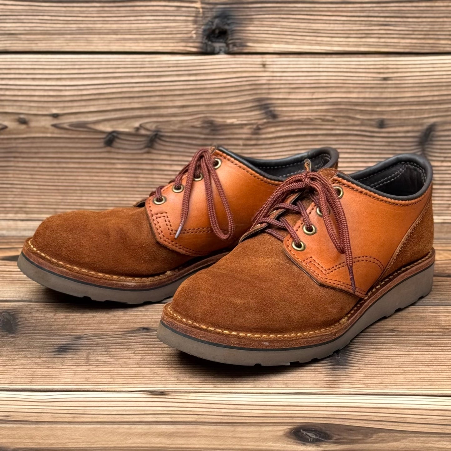 JH CLASSICS Brown Domain Roughout x Vegetable Tanned Raptor Chocolate〈6 1/2D〉