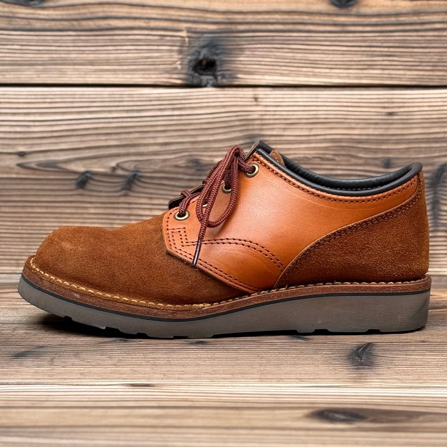JH CLASSICS Brown Domain Roughout x Vegetable Tanned Raptor Chocolate〈6 1/2D〉