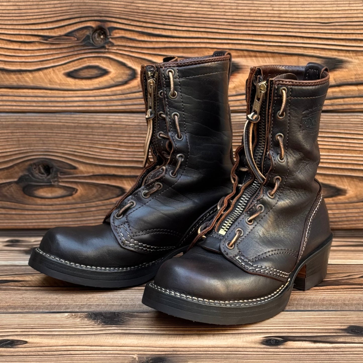 JOBMASTER 1st Black Horsehide 10"Height #705 Vibram〈7E〉