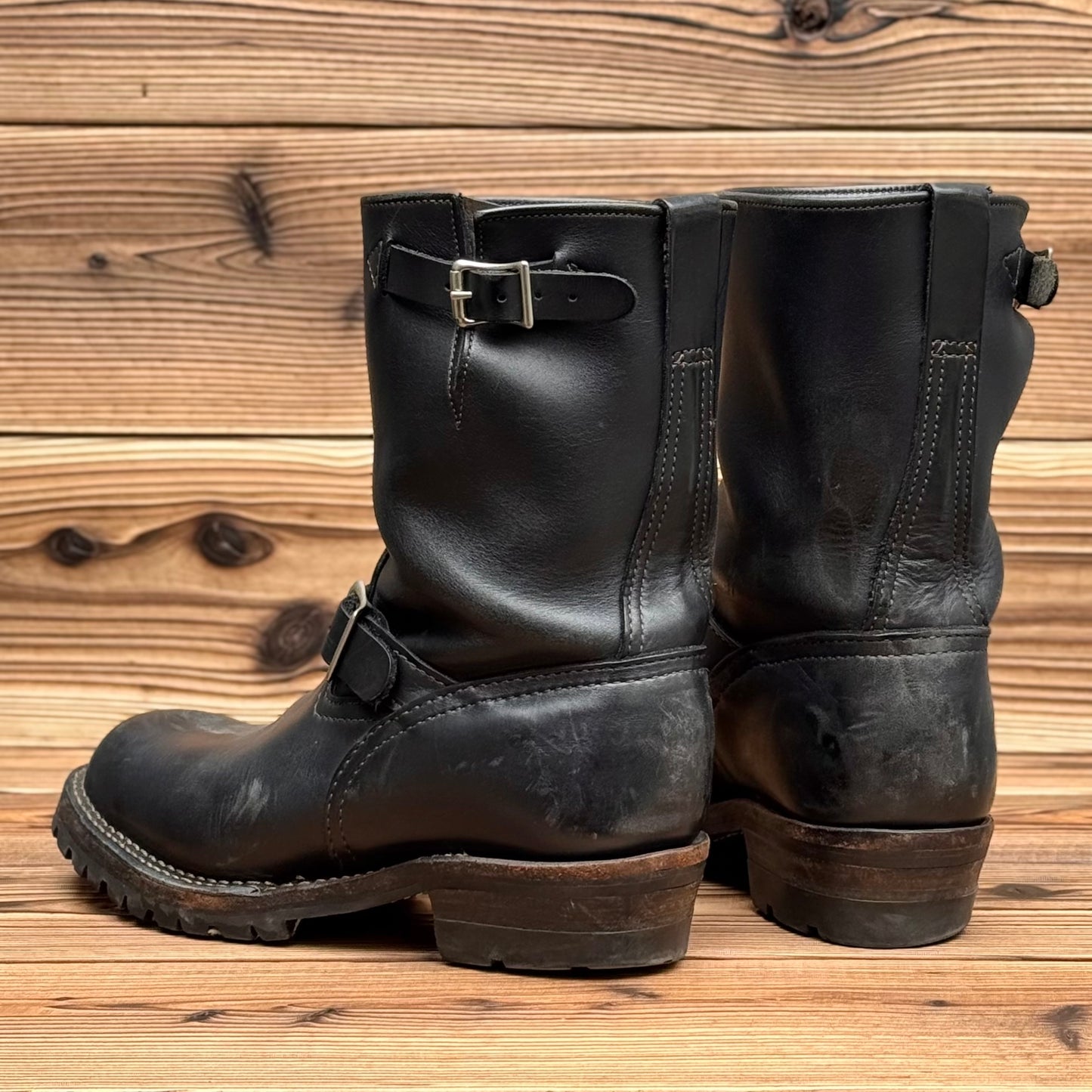 BOSS Navy 10"Height #100 Vibram〈10EEE〉