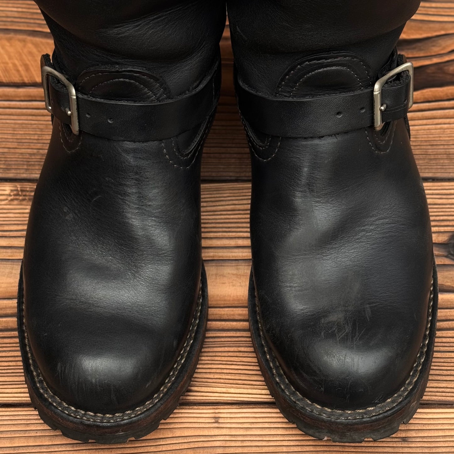 BOSS Navy 10"Height #100 Vibram〈10EEE〉