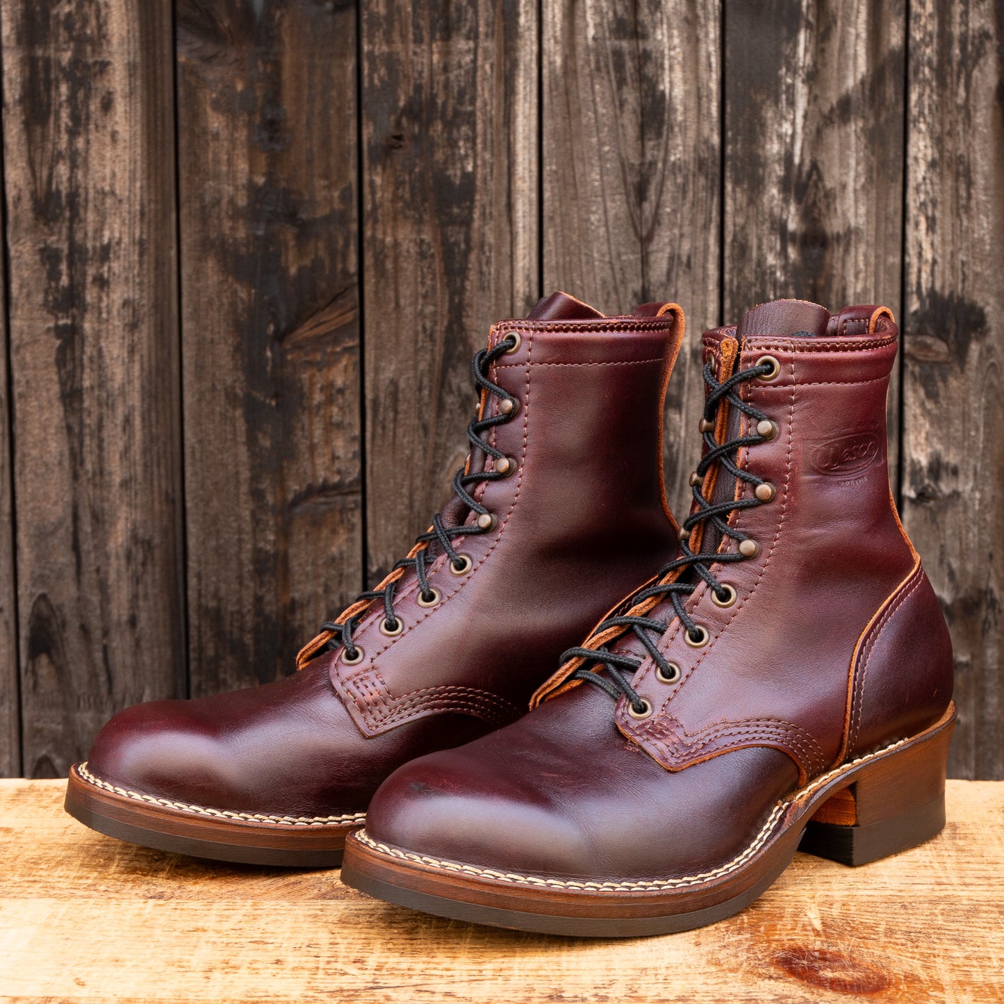 WARREN Burgundy 8"Height #435 Vibram 〈8E〉