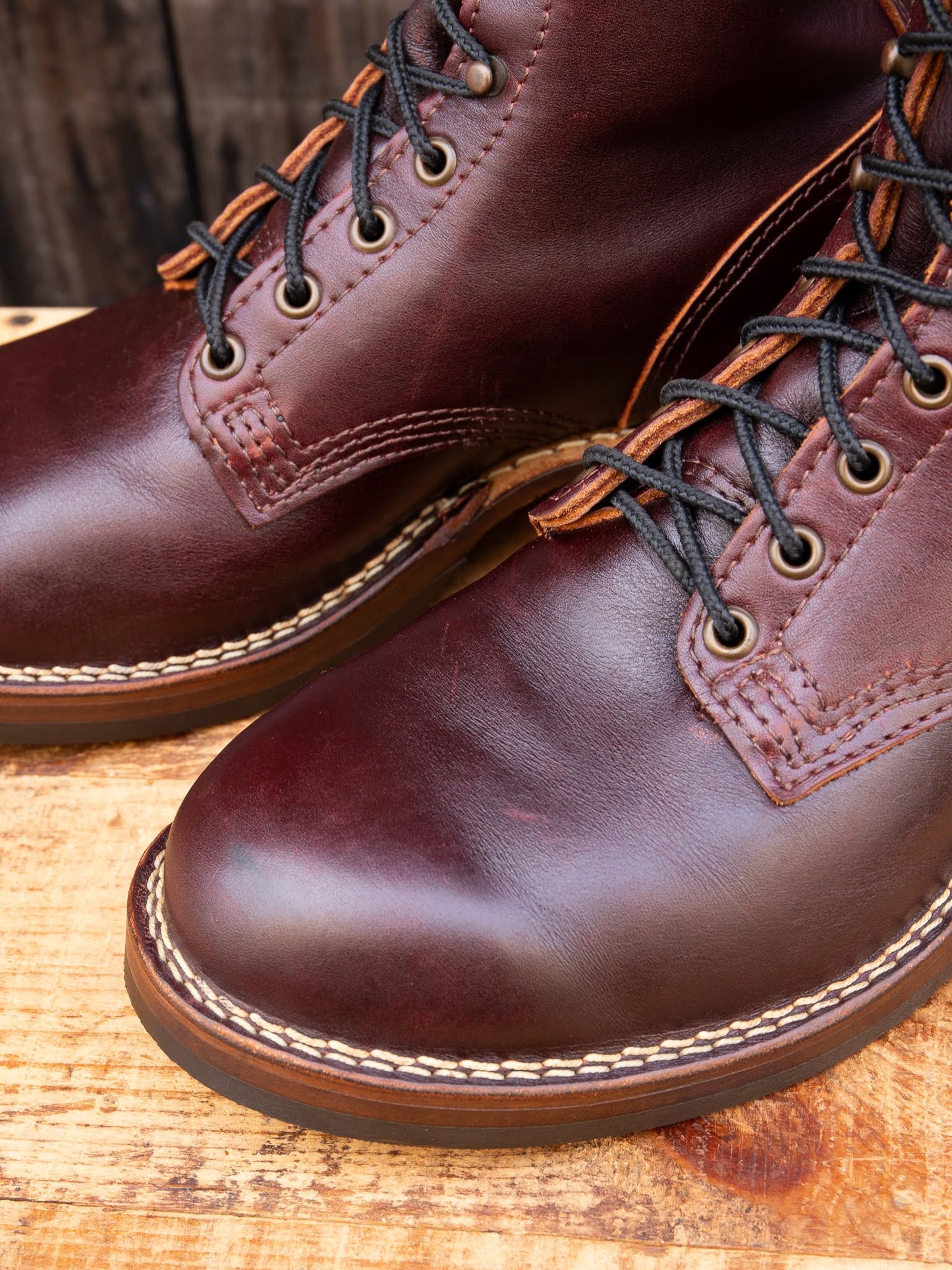 WARREN Burgundy 8"Height #435 Vibram 〈8E〉