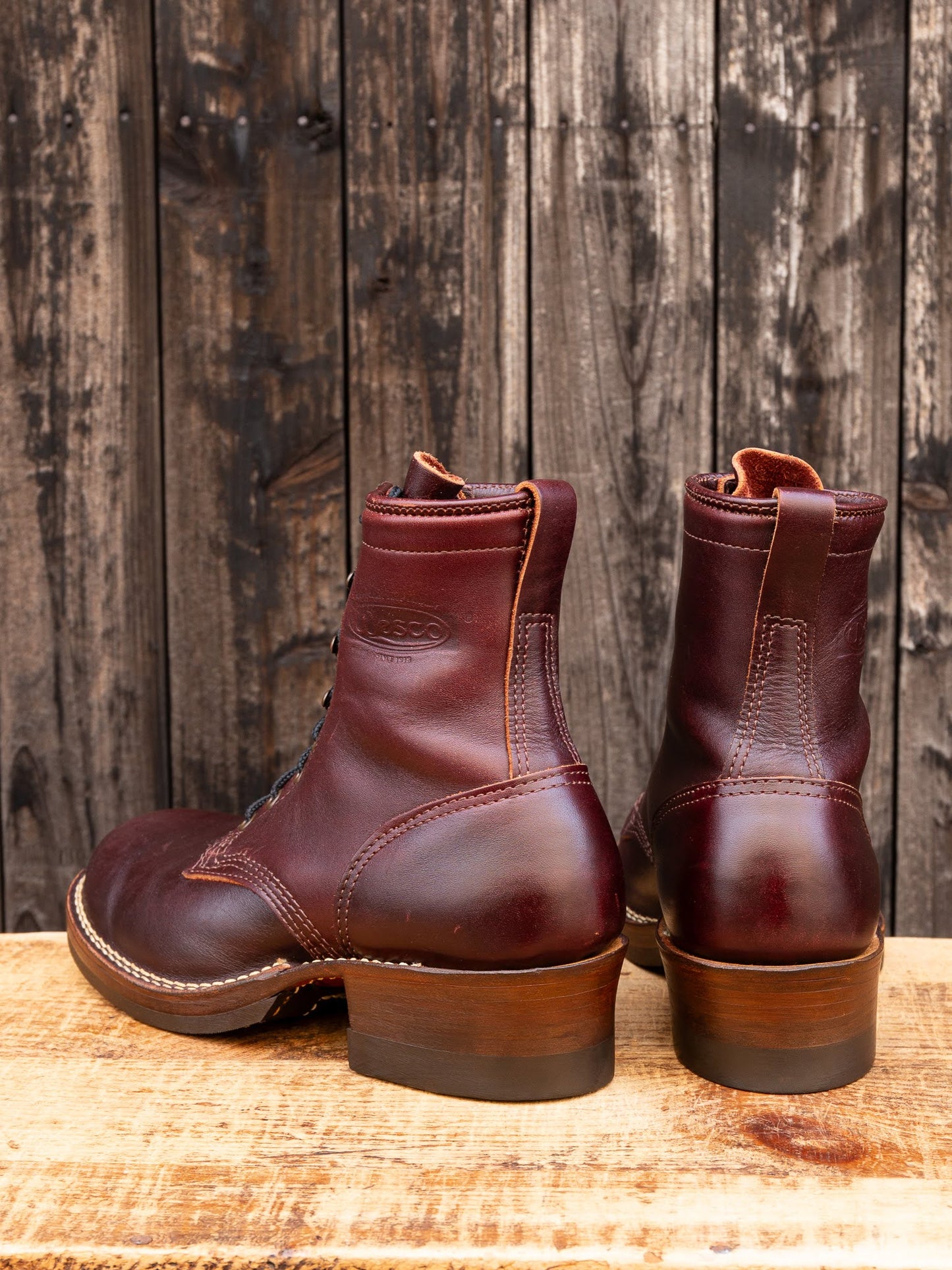 WARREN Burgundy 8"Height #435 Vibram 〈8E〉