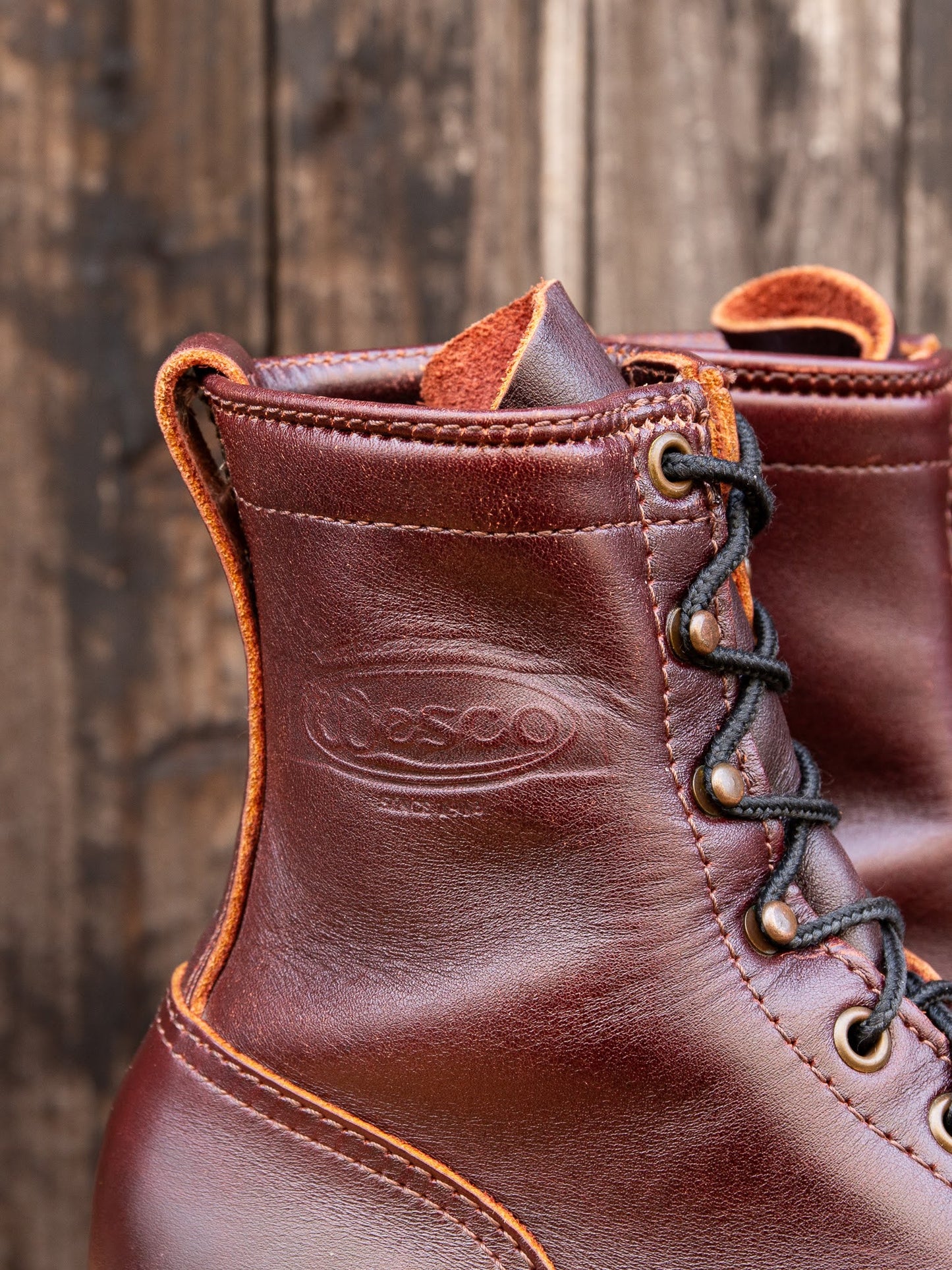 WARREN Burgundy 8"Height #435 Vibram 〈8E〉