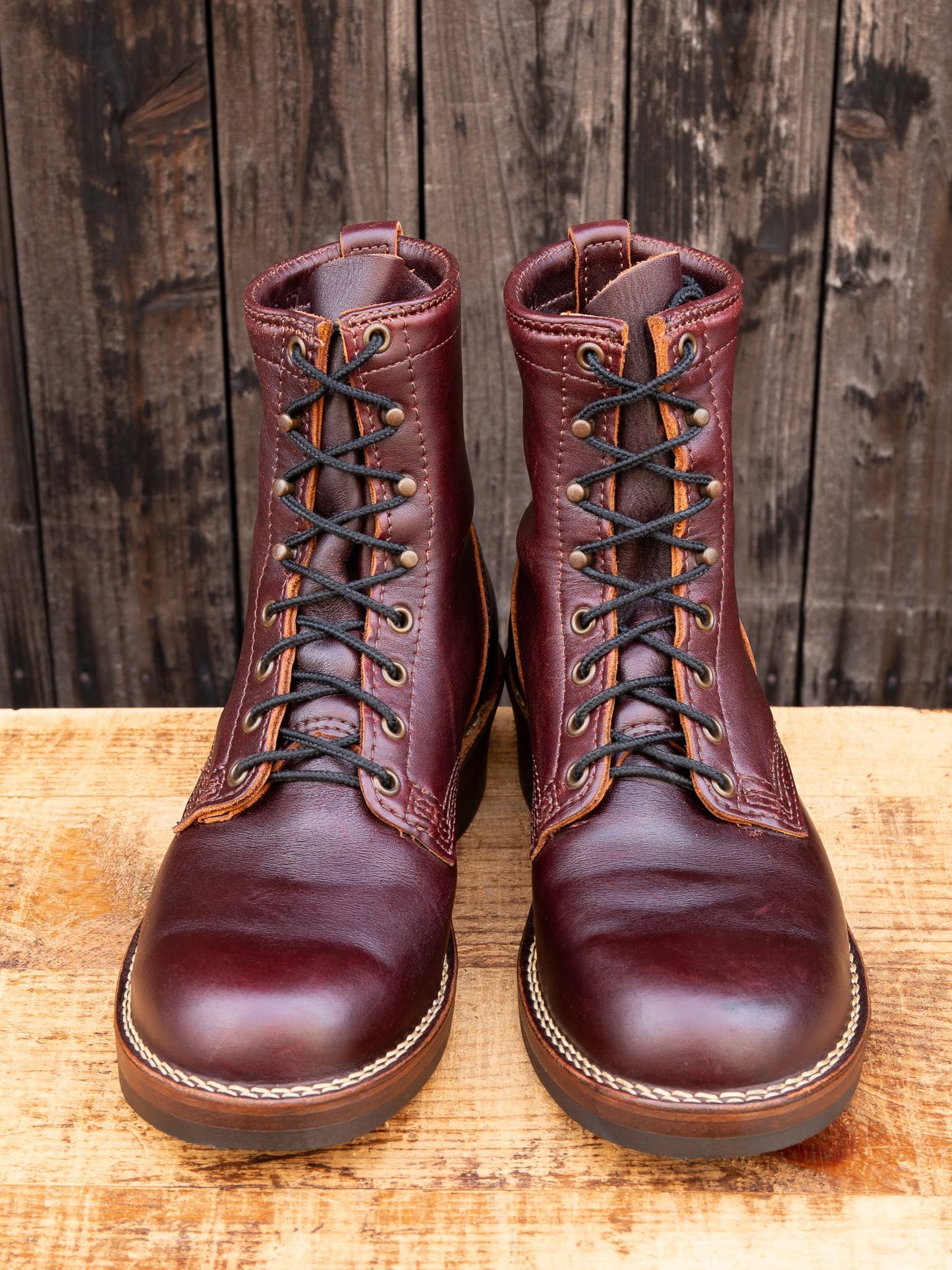 WARREN Burgundy 8"Height #435 Vibram 〈8E〉