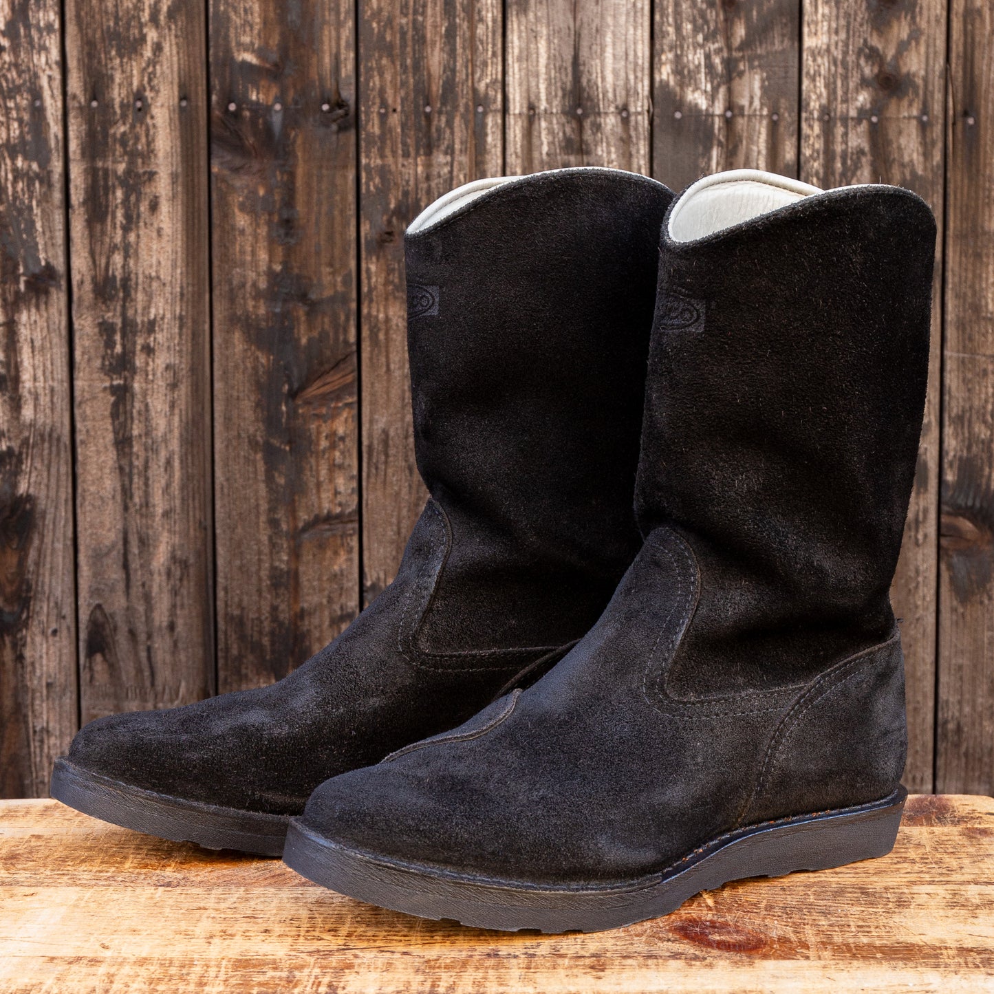MORRISON Roughout Black 12"Height #4014 Vibram Black 〈12E〉