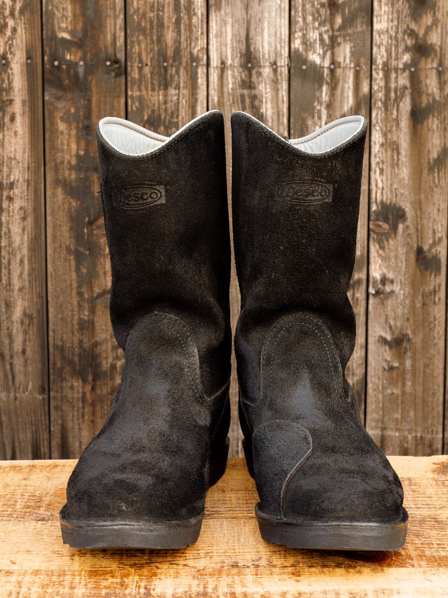 MORRISON Roughout Black 12"Height #4014 Vibram Black 〈12E〉