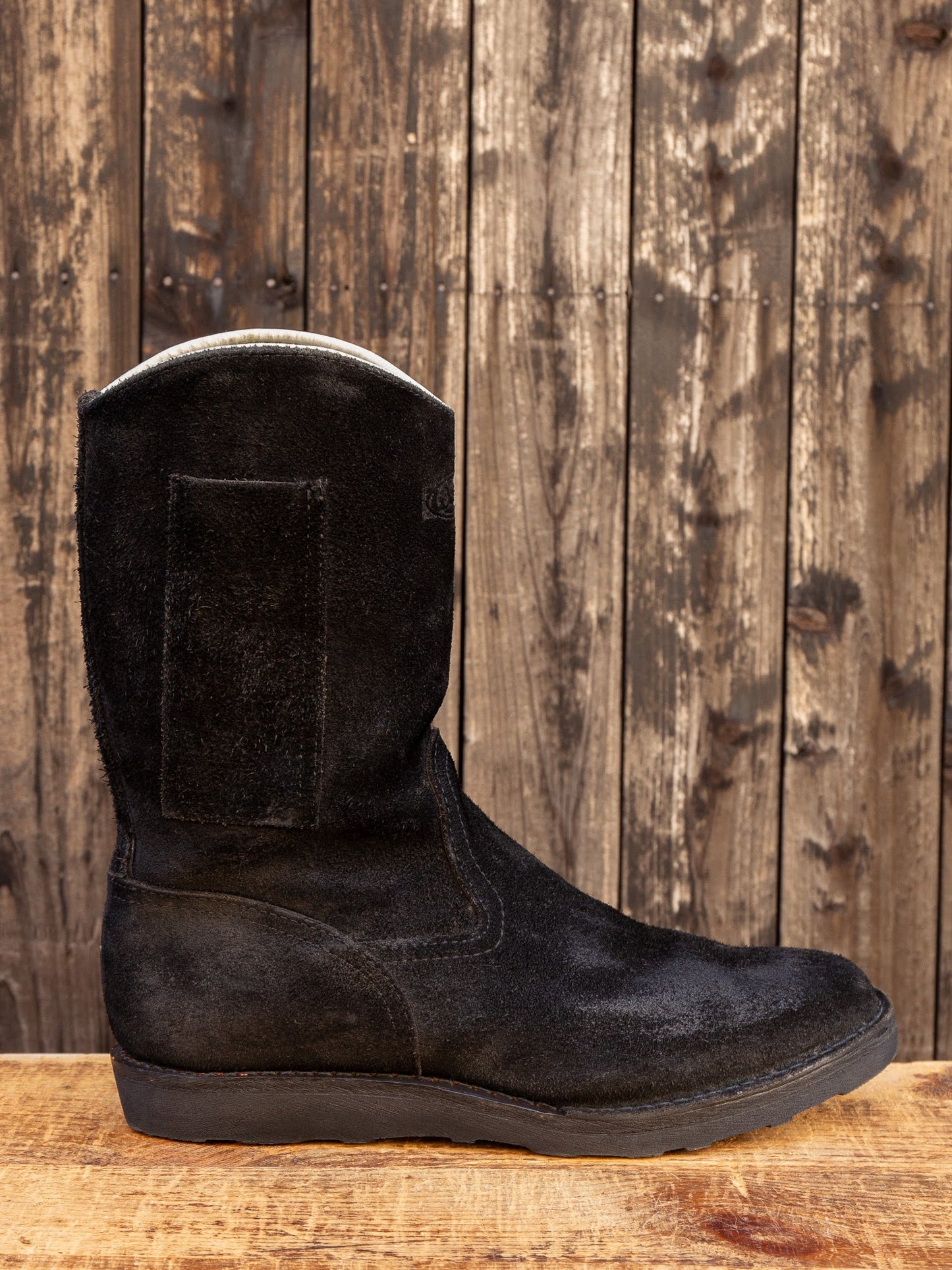 MORRISON Roughout Black 12"Height #4014 Vibram Black 〈12E〉