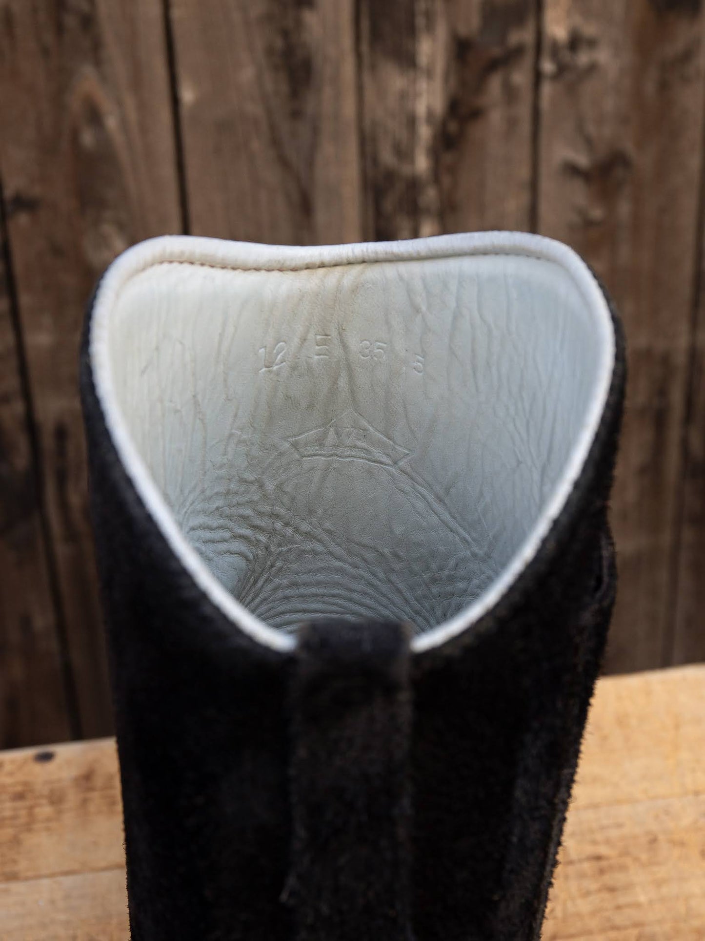 MORRISON Roughout Black 12"Height #4014 Vibram Black 〈12E〉