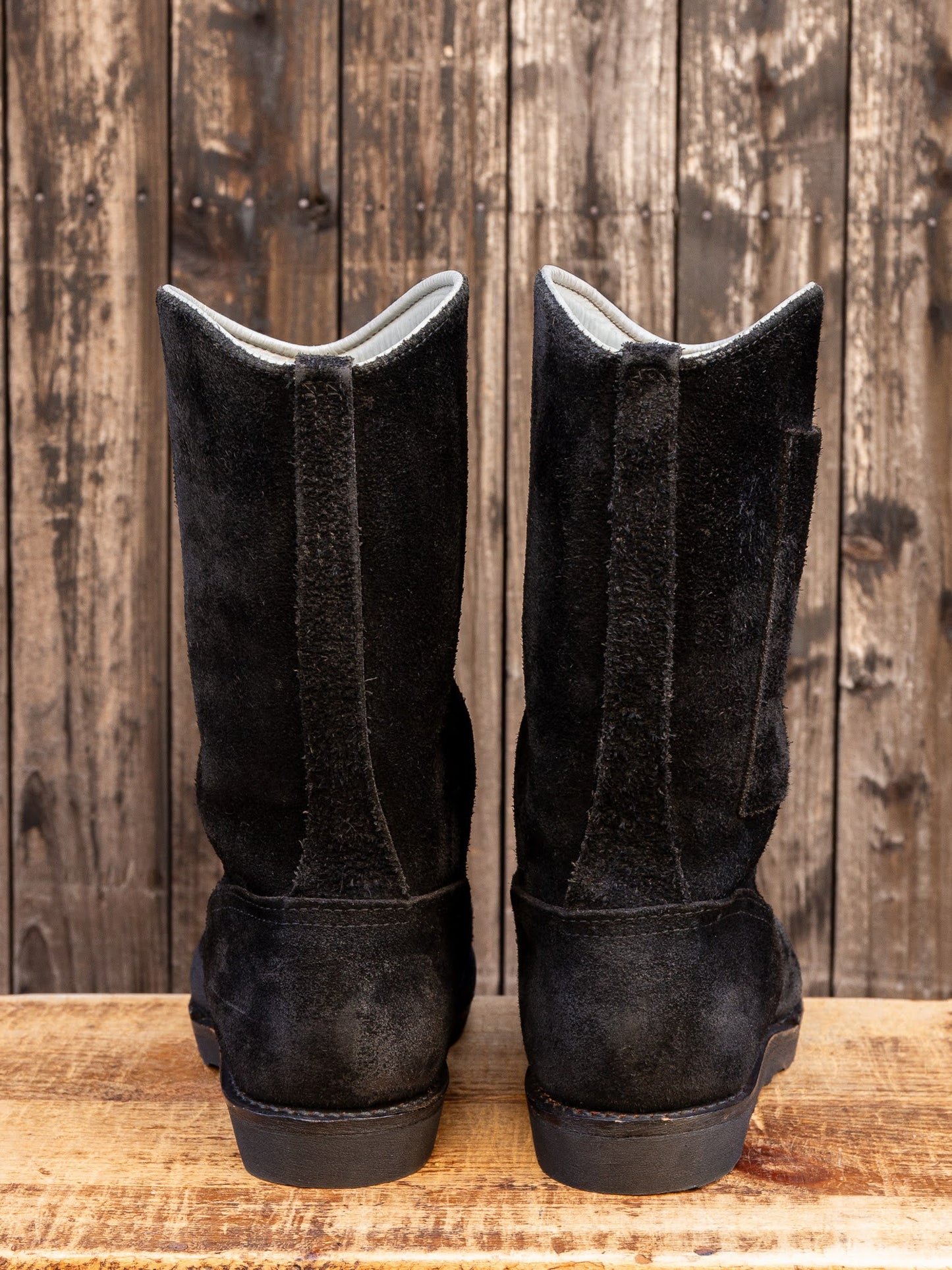 MORRISON Roughout Black 12"Height #4014 Vibram Black 〈12E〉