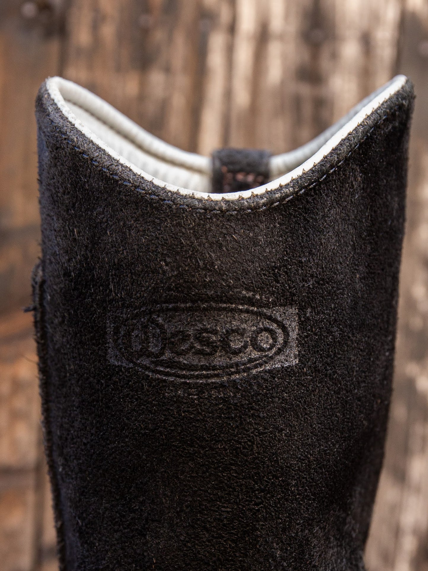 MORRISON Roughout Black 12"Height #4014 Vibram Black 〈12E〉