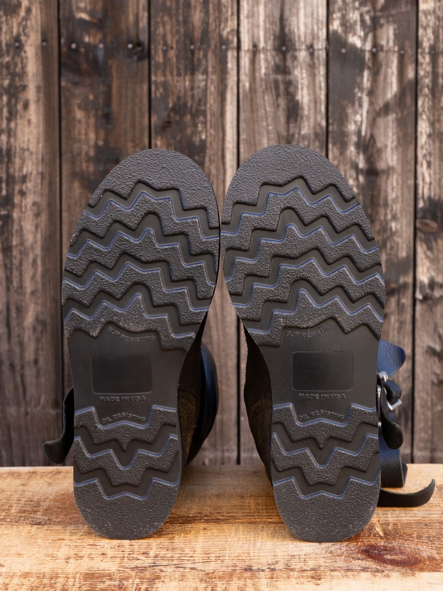GOATSKIN BOSS Black Tie Domain Roughout x Black Goatskin 9"Height Raptor Sole Black 〈7 1/2E〉