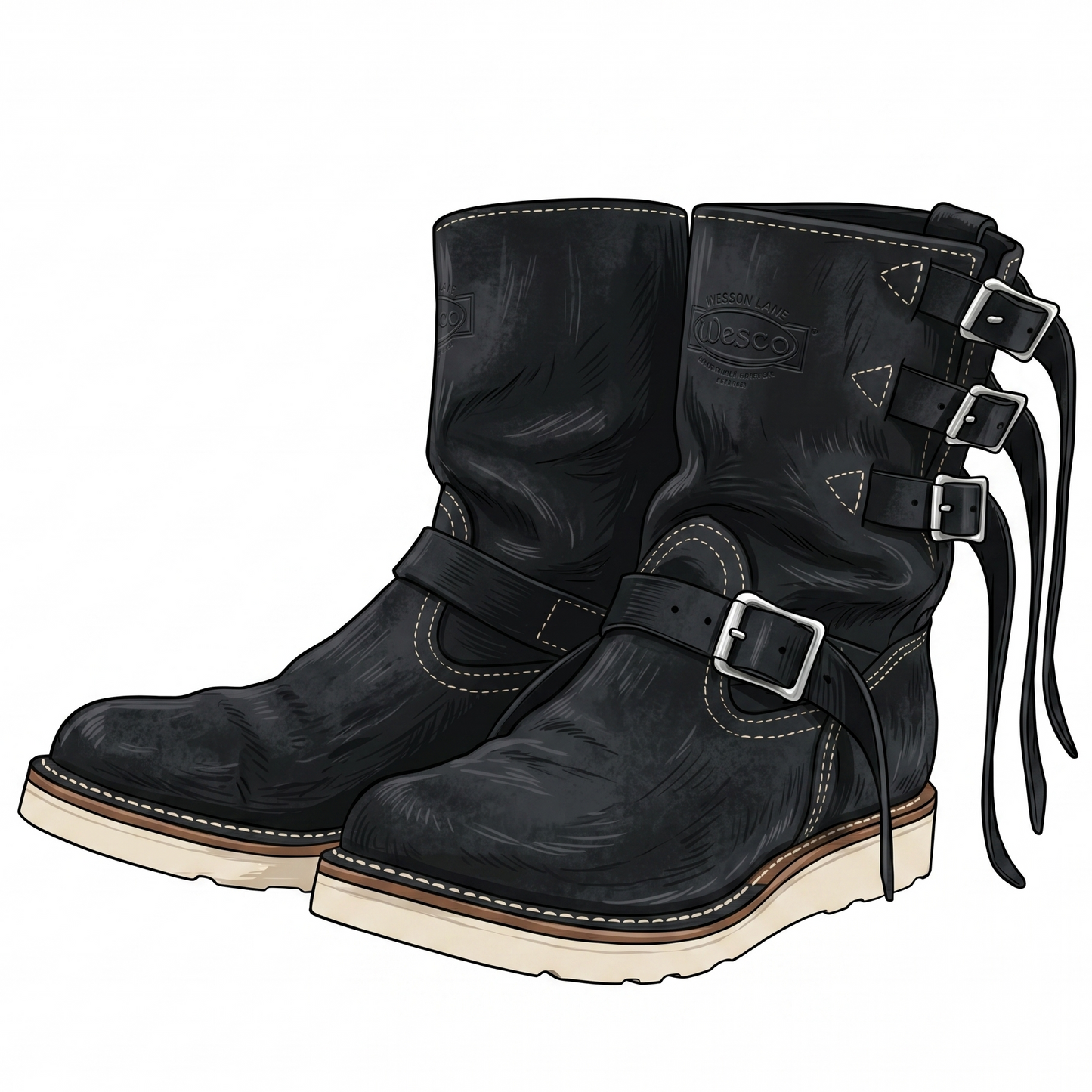 BOSS Roughout Black〈8D〉