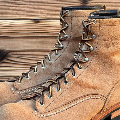 JOBMASTER Roughout Burlap x Black 8"Height #100 Vibram〈10D〉