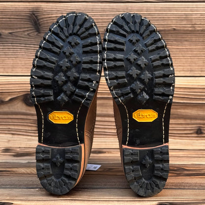 JOBMASTER Roughout Burlap x Black 8"Height #100 Vibram〈10D〉