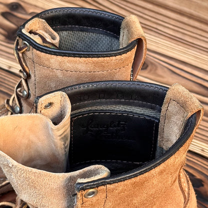 JOBMASTER Roughout Burlap x Black 8"Height #100 Vibram〈10D〉