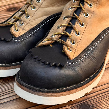 JOBMASTER Black x Burlap 8"Height  #4014 Vibram Natural〈10E〉