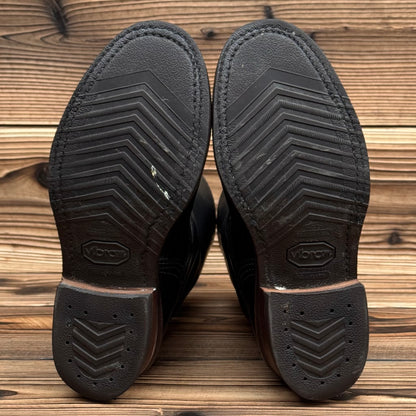 Narrow Wesco Engineer Boots Black Fire 10"Height #700 Vibram〈7E〉