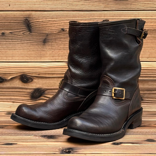 CENTURY BOSS Black Horsehide 10"Height #700 Vibram〈10E〉