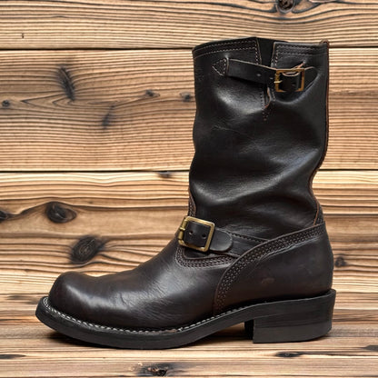 CENTURY BOSS Black Horsehide 10"Height #700 Vibram〈10E〉