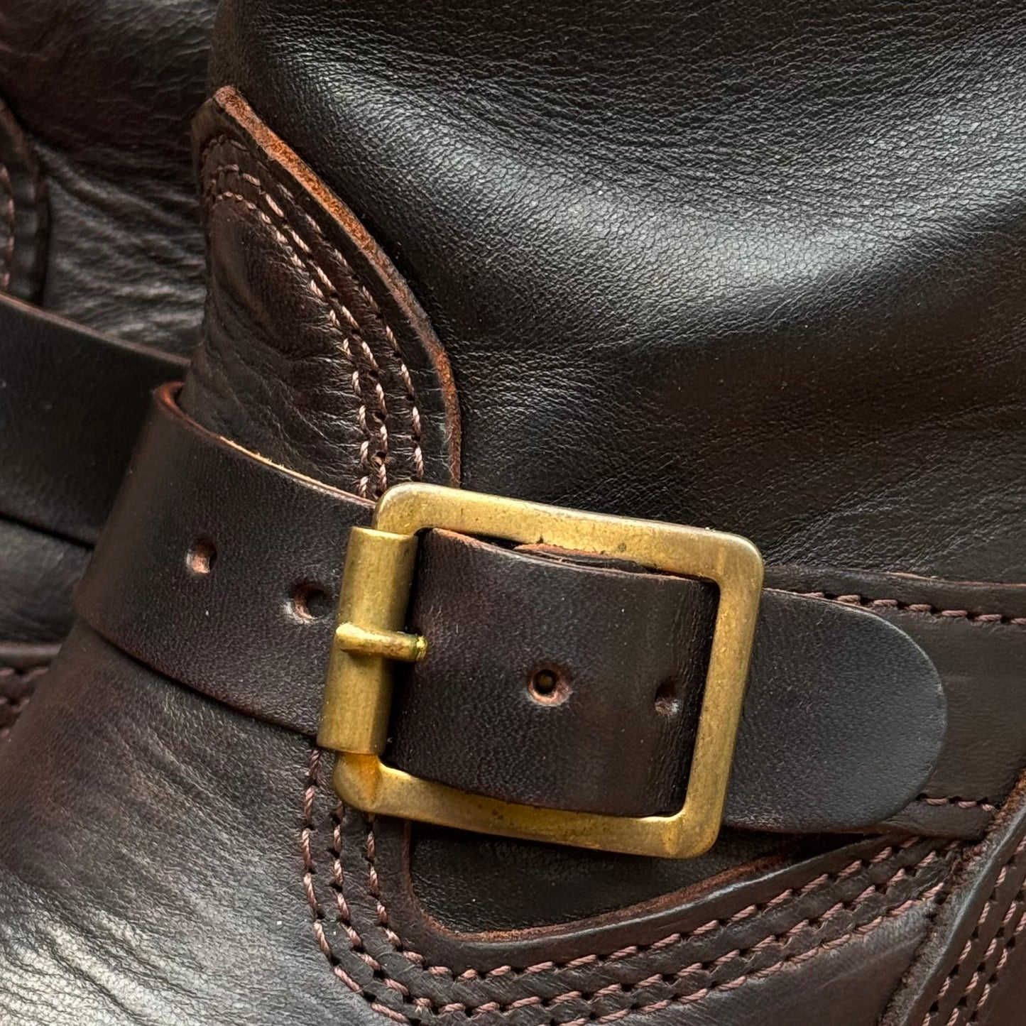 CENTURY BOSS Black Horsehide 10"Height #700 Vibram〈10E〉