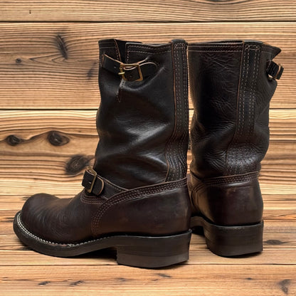 CENTURY BOSS Black Horsehide 10"Height #700 Vibram〈10E〉