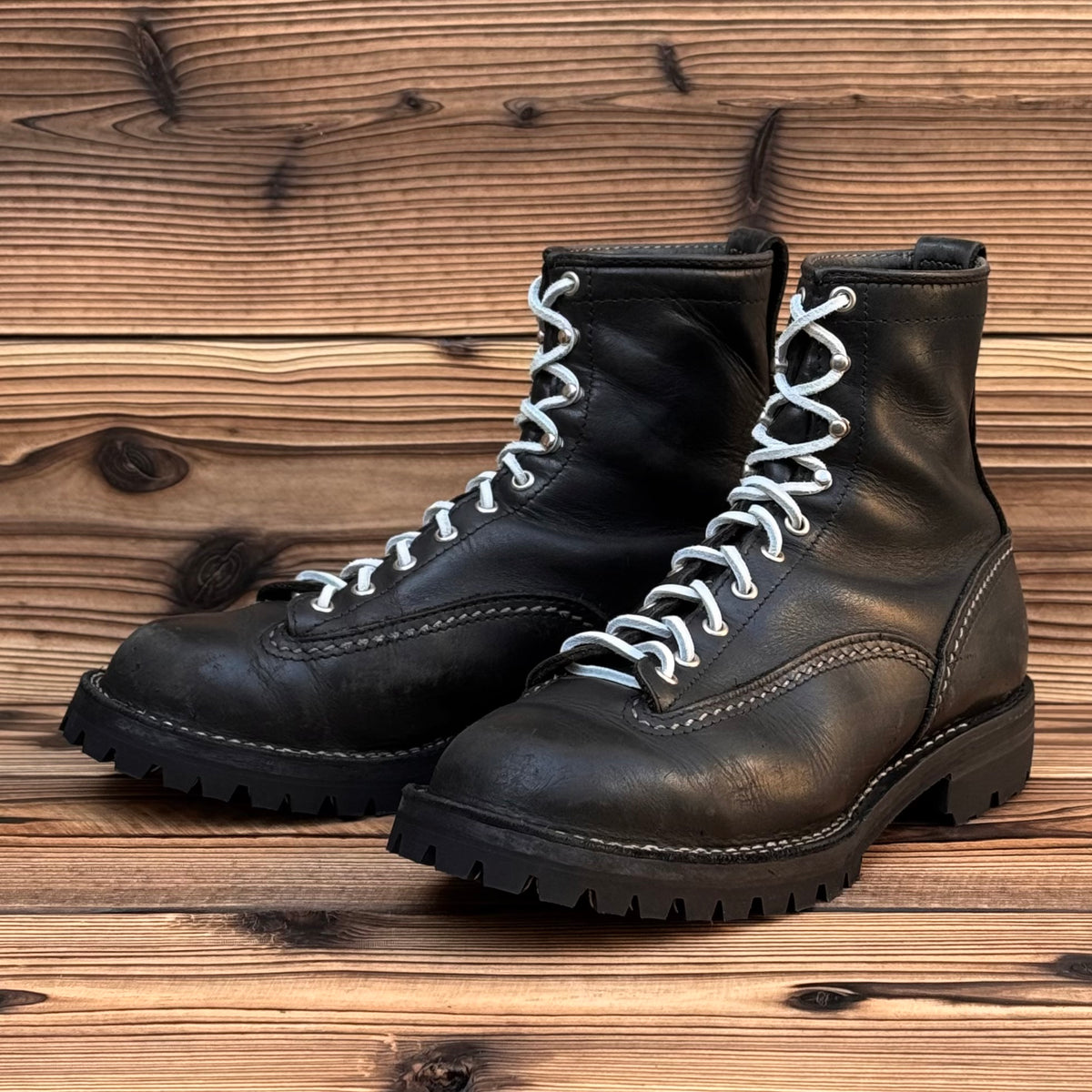 JOBMASTER Black 8"Height #100 Vibram〈9E〉