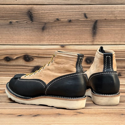 JOBMASTER Black x Burlap 6"Height #4014 Vibram Natural〈8E〉