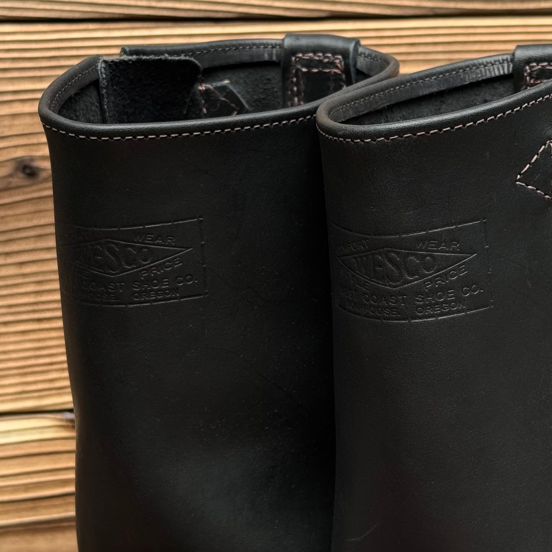 Narrow Wesco Engineer Boots Black Fire 10