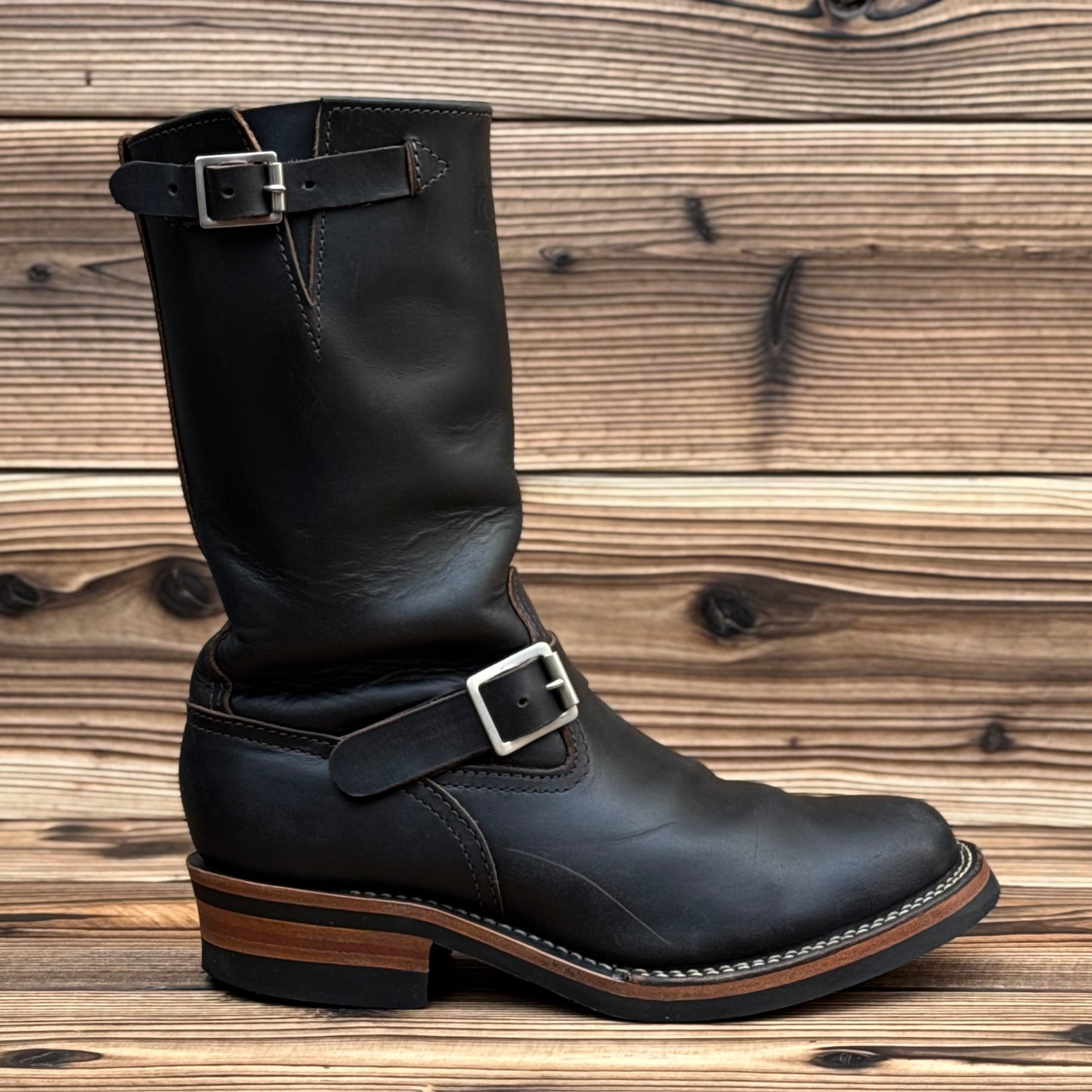 BOSS Black Double Shot Leather 11"Height  #430 Vibram〈8E〉