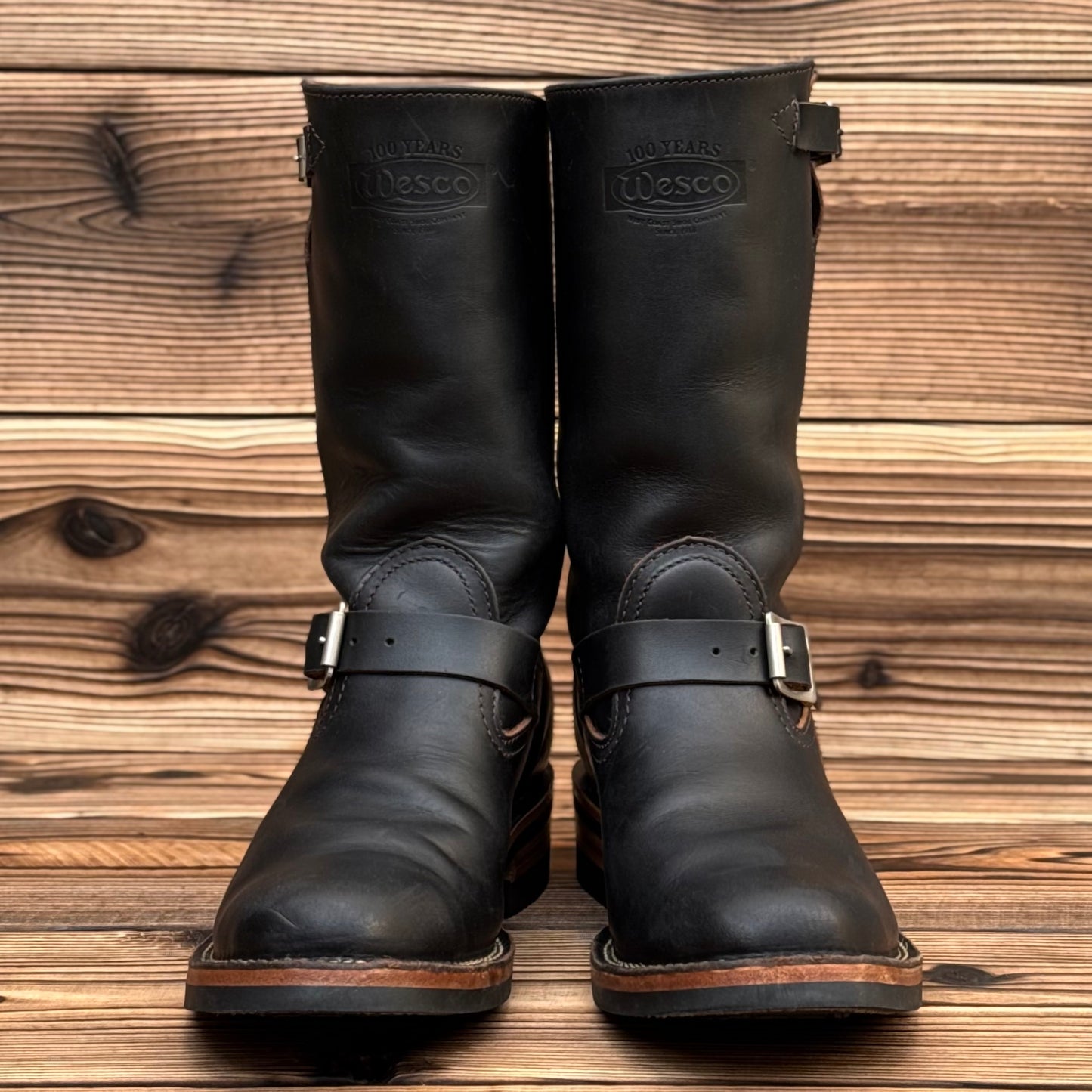BOSS Black Double Shot Leather 11"Height  #430 Vibram〈8E〉