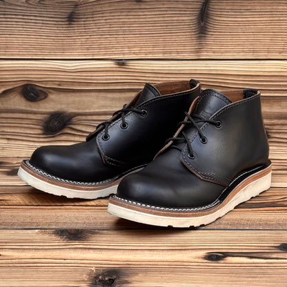 CHUKKA Horween Black Horsehide #4014 Vibram Natural〈8B〉
