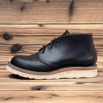 CHUKKA Horween Black Horsehide #4014 Vibram Natural〈8B〉