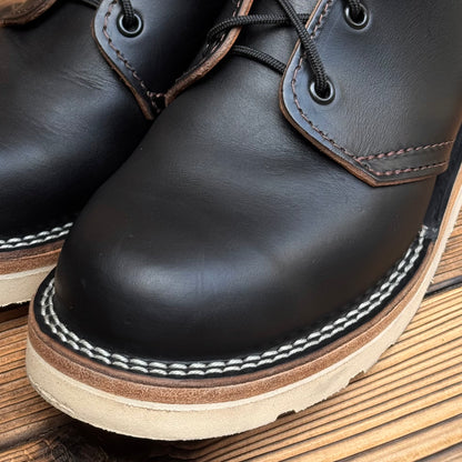CHUKKA Horween Black Horsehide #4014 Vibram Natural〈8B〉