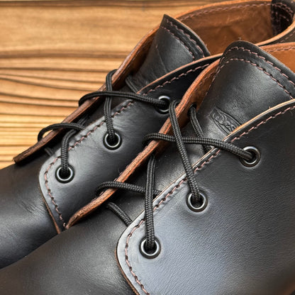 CHUKKA Horween Black Horsehide #4014 Vibram Natural〈8B〉