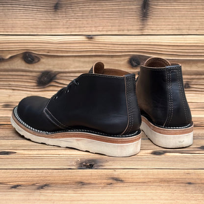 CHUKKA Horween Black Horsehide #4014 Vibram Natural〈8B〉