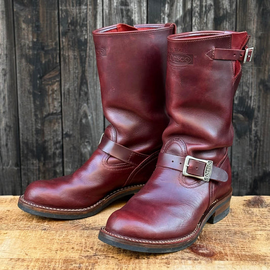 BOSS Burgundy Domain 11" Height #430sole WESCO Buckles 〈9 1/2EE〉