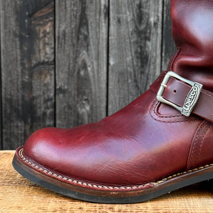 BOSS Burgundy Domain 11" Height #430sole WESCO Buckles 〈9 1/2EE〉