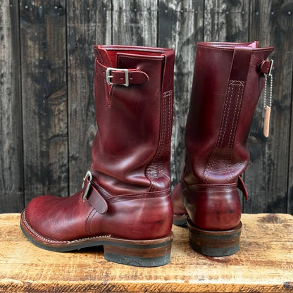 BOSS Burgundy Domain 11" Height #430sole WESCO Buckles 〈9 1/2EE〉