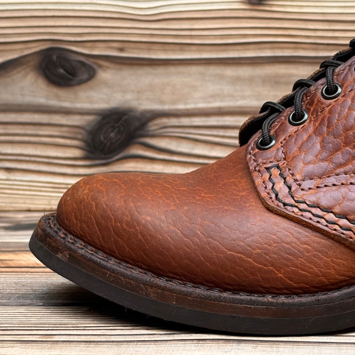 JOBMASTER Brown Bison x Black Tie Domain 8"Height #705 Vibram〈7EEE〉