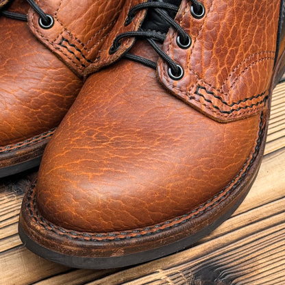JOBMASTER Brown Bison x Black Tie Domain 8"Height #705 Vibram〈7EEE〉