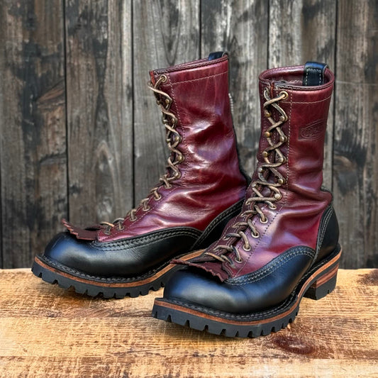 JOBMASTER Black Tie Domain × Burgundy Domain 10" Height #100sole〈7EE〉