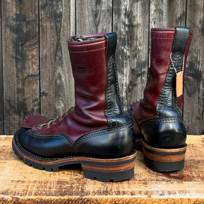 JOBMASTER Black Tie Domain × Burgundy Domain 10" Height #100sole〈7EE〉